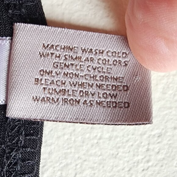 Easywear By Chico's Semi-Sheer Black Scoop Neck Blouse Size 2X - Picture 10 of 16